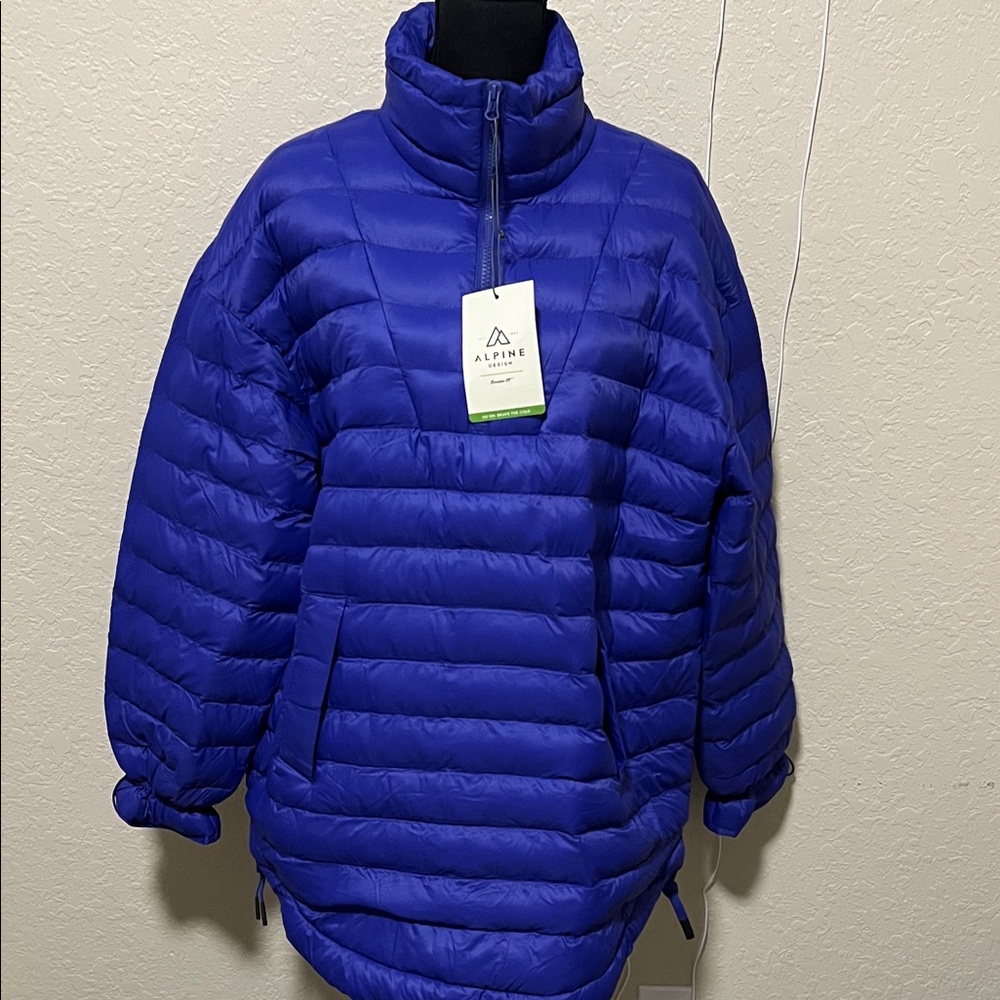 Alpine Women's Vibrant Blue Puffer Jacket